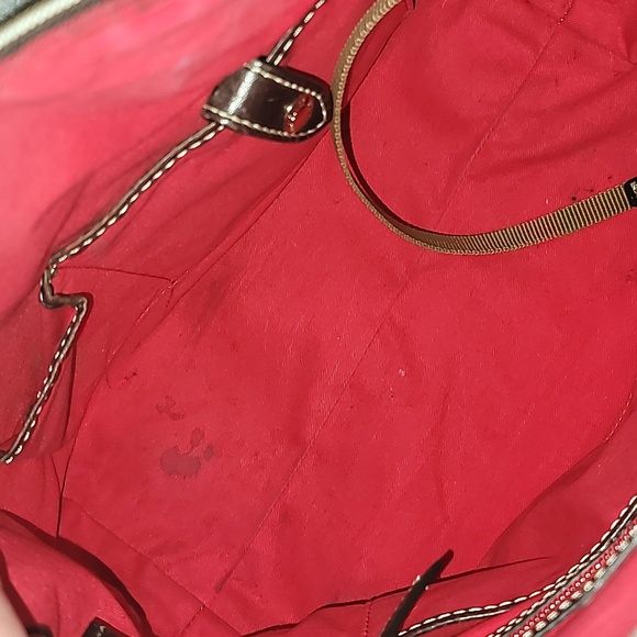 Dooney & Bourke Floral Satchel - Pink and Navy - Picture 7 of 13